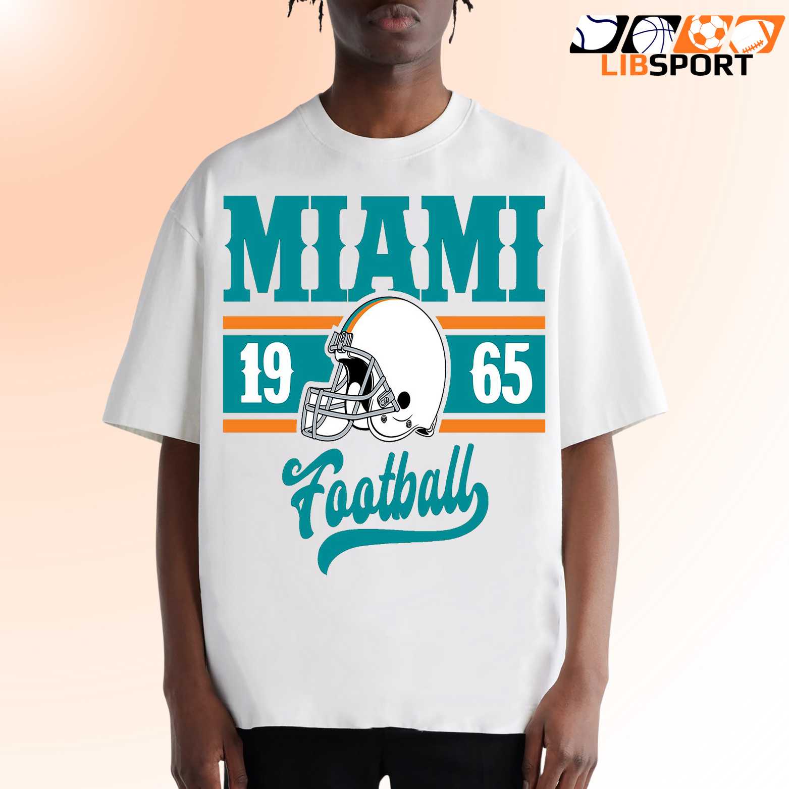 Miami Dolphins Graphic Shirt, Unisex Nfl Football Tee